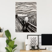 Der Schrei von Edward Munch Poster (Heimbüro)