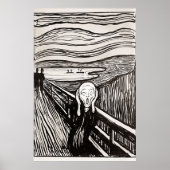 Der Schrei von Edward Munch Poster (Vorne)