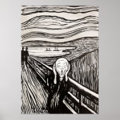 Der Schrei von Edward Munch Poster (Vorne)
