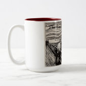 Der Schrei Zweifarbige Tasse (Links)