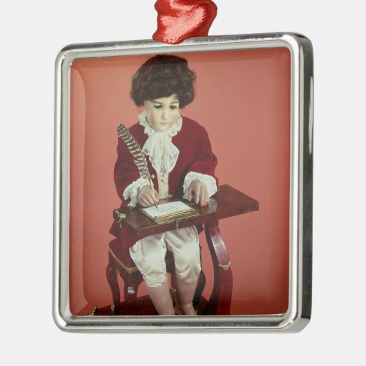 Der Schreiber Silbernes Ornament (Links)