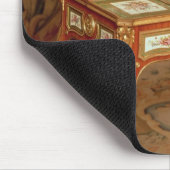 Der Schreibtisch der Frau mit Platten von Sevres Mousepad (Ecke)