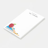 Der Schreibtisch-personalisierte klebrige Post-it Klebezettel (angewinkelt)