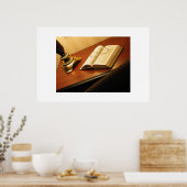 Der Schreibtisch Poster (Küche)