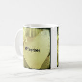 Der Schreibtisch-Tasse des Lehrers Kaffeetasse (Vorderseite Links)