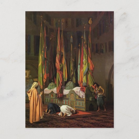 Der Schrein von Imam Hussein von Jean-Leon Gerome Postkarte (Vorderseite)