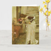 Der Schrein von John William Waterhouse Karte (Gelbe Blume)