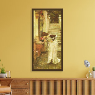 Der Schrein von John William Waterhouse Leinwanddruck