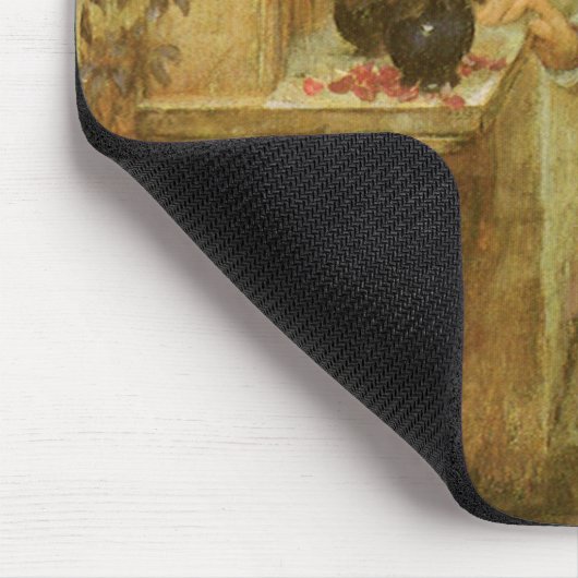 Der Schrein von John William Waterhouse Mousepad (Ecke)