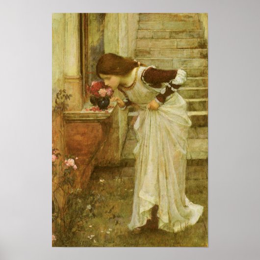 Der Schrein von John William Waterhouse Poster (Vorne)