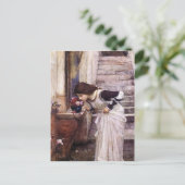 Der Schrein von John William Waterhouse Postkarte (Stehend Vorderseite)