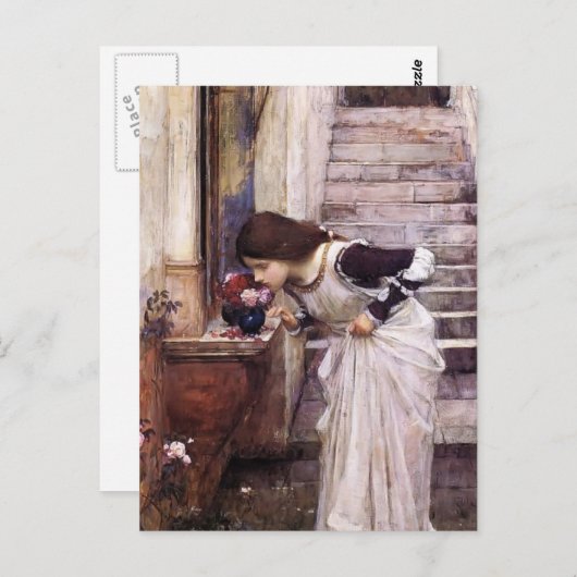 Der Schrein von John William Waterhouse Postkarte (Vorne/Hinten)