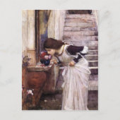 Der Schrein von John William Waterhouse Postkarte (Vorderseite)