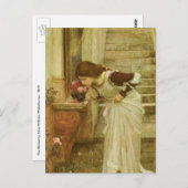 Der Schrein von John William Waterhouse Postkarte (Vorne/Hinten)