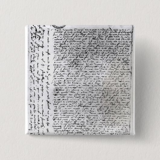 Der schriftliche Versand von Sir Francis Drake Button (Vorderseite)