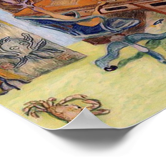 Der Schriftsteller Poster (Ecke)