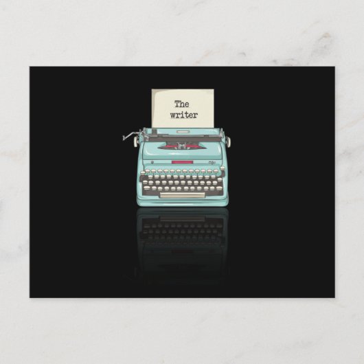 Der Schriftsteller Postkarte (Vorderseite)