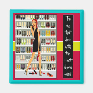 Der Schuh-Diva-Magnet Magnet