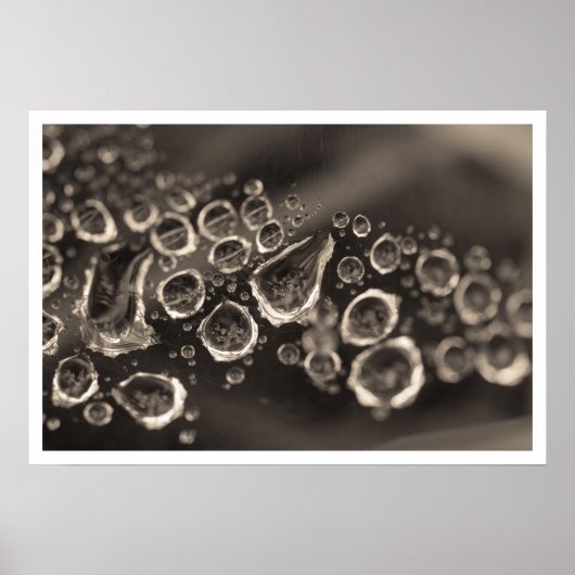 der Schuh fällt Poster (Vorne)