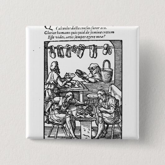 Der Schuh-Hersteller Button (Vorderseite)