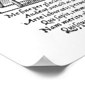 Der Schuhmacher Poster (Ecke)