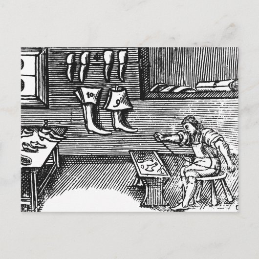 Der Schuhmacher Postkarte (Vorderseite)