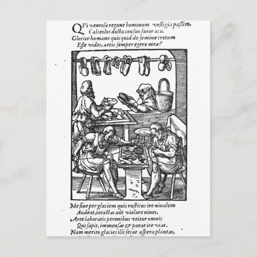 Der Schuhmacher Postkarte (Vorderseite)