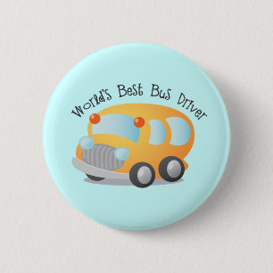 Der Schulbus-Fahrer-Geschenk der Welt bestes Button