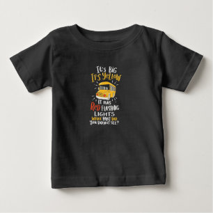 Der Schulbus ist groß und gelb Baby T-shirt