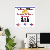 Der Schuldner des Trump-Posters Poster (Heimbüro)