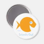 Der Schule der letzte Tag heraus des Jahr-Magneten Magnet (Vorderseite/Rückseite)