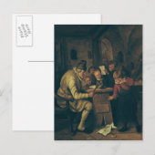 Der Schulmeister, 1626-79 Postkarte (Vorne/Hinten)