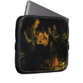 Der Schulmeister, 1660-65 (Öl auf Platte) Laptopschutzhülle (Vorne Rechts)