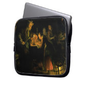 Der Schulmeister, 1660-65 (Öl auf Platte) Laptopschutzhülle (Vorderseite Links)