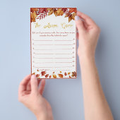 Der Schürze Brautparty Game Card Flyer (Handgriff)