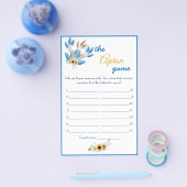 Der Schürze Brautparty Game Card Flyer (Einzeln)