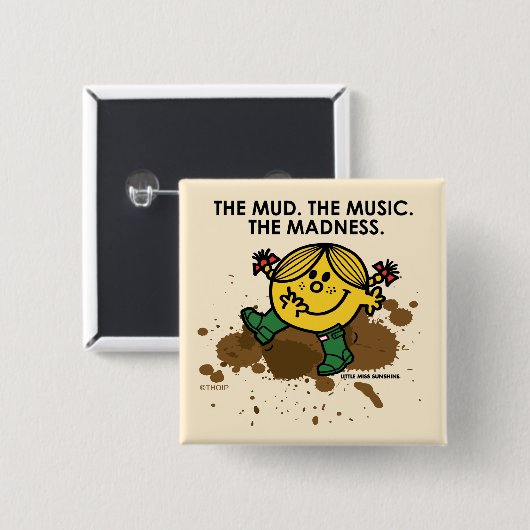 Der Schuss der Musik Der Wahnsinn Button (Vorne & Hinten)