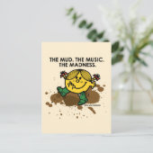 Der Schuss der Musik Der Wahnsinn Postkarte (Stehend Vorderseite)