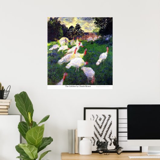 Der Schuster von Claude Monet Poster (Heimbüro)