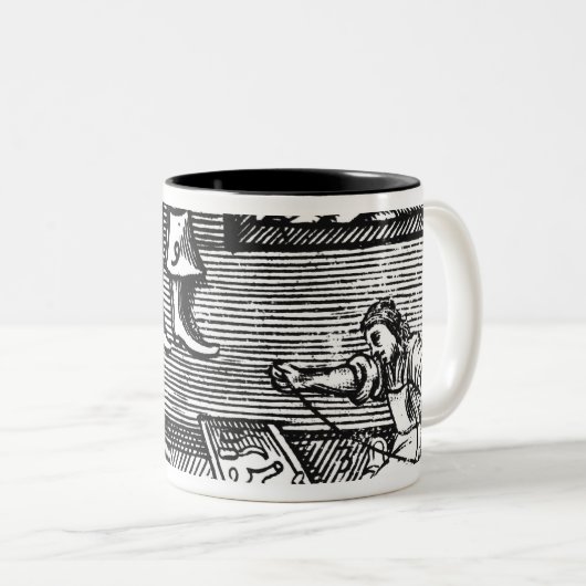 Der Schuster Zweifarbige Tasse (VorderseiteRechts)