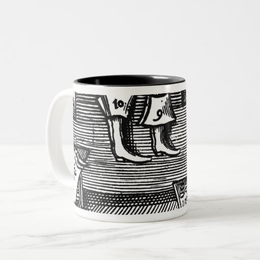 Der Schuster Zweifarbige Tasse (Vorderseite Links)