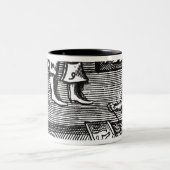 Der Schuster Zweifarbige Tasse (Mittel)