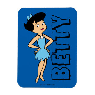 Der Schutt der Flintstones- Betty Magnet