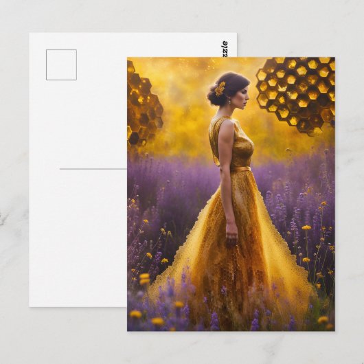 Der Schutz der Bienen Postkarte (Vorne/Hinten)