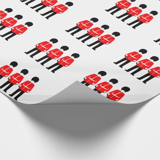 Der Schutz der britischen Königin Geschenkpapier (Ecke)