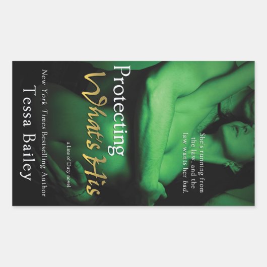 Der Schutz von Seinem durch Tessa Bailey Rechteckiger Aufkleber (Vorderseite)