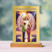 Der Schutzengel begleitet Dich Acrylschild (Neutral)