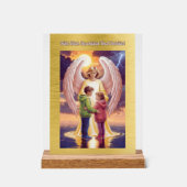 Der Schutzengel begleitet Dich Acrylschild (Vorderseite)