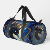 Der Schwan, der den Mond bewacht.   Duffle Bag (Rechte Ecke)