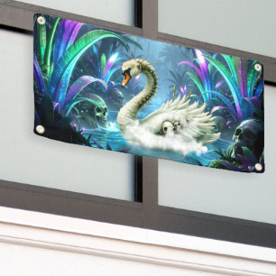 Der Schwan der vergessenen Gewässer.  Banner